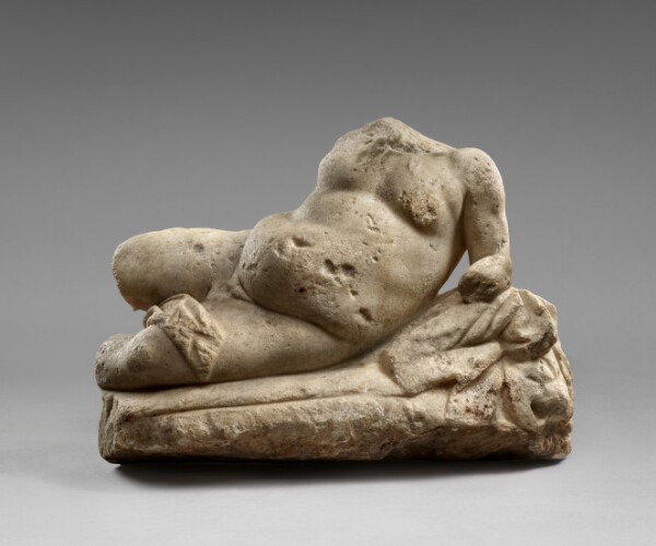 Unknown, Statuette of a Reclining Silenus