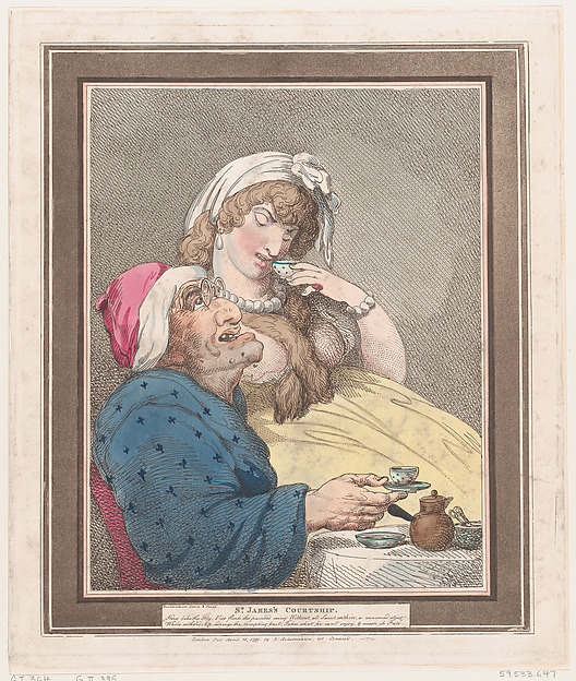 Thomas Rowlandson, St James's Courtship