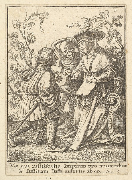 Wenceslaus Hollar, Cardinal, from "Dance of Death"