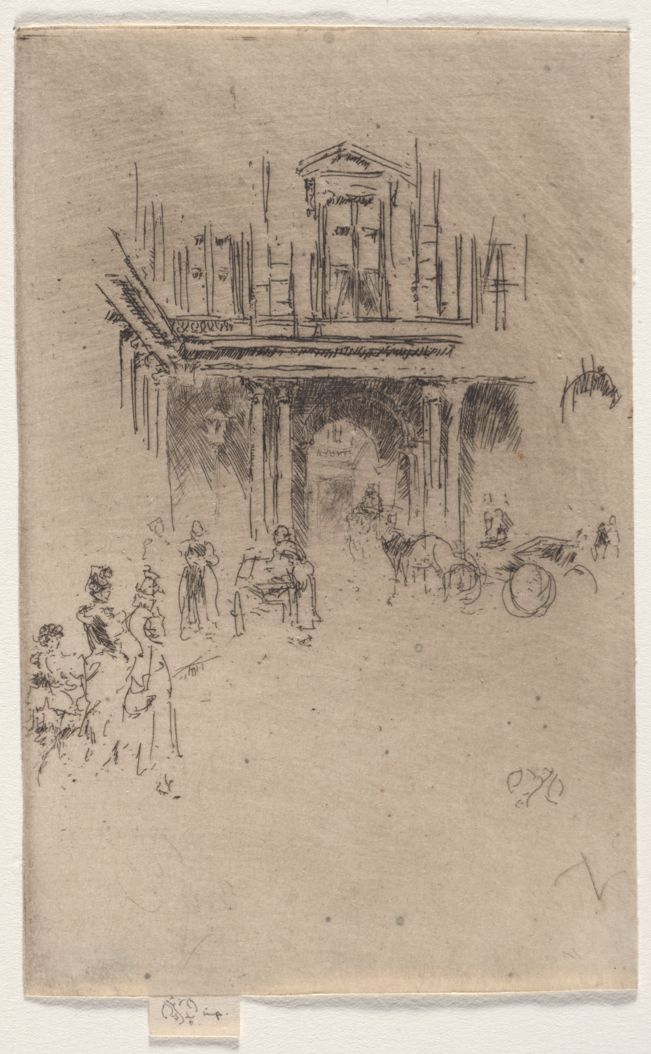 James McNeill Whistler, A Corner of the Palais Royal