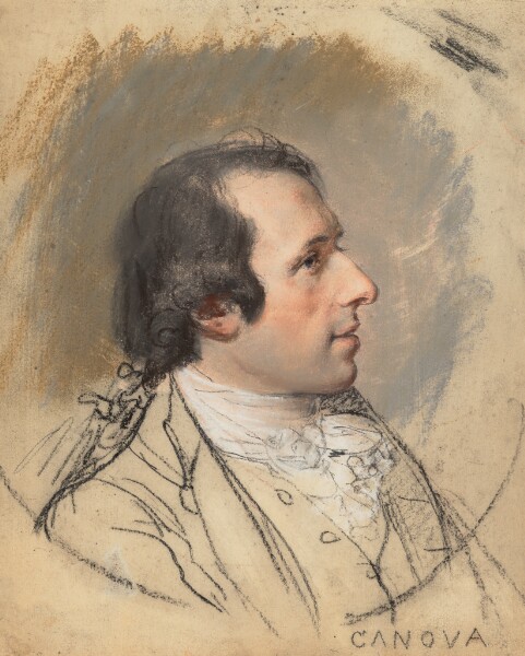 Hugh Douglas Hamilton, Portrait of Antonio Canova