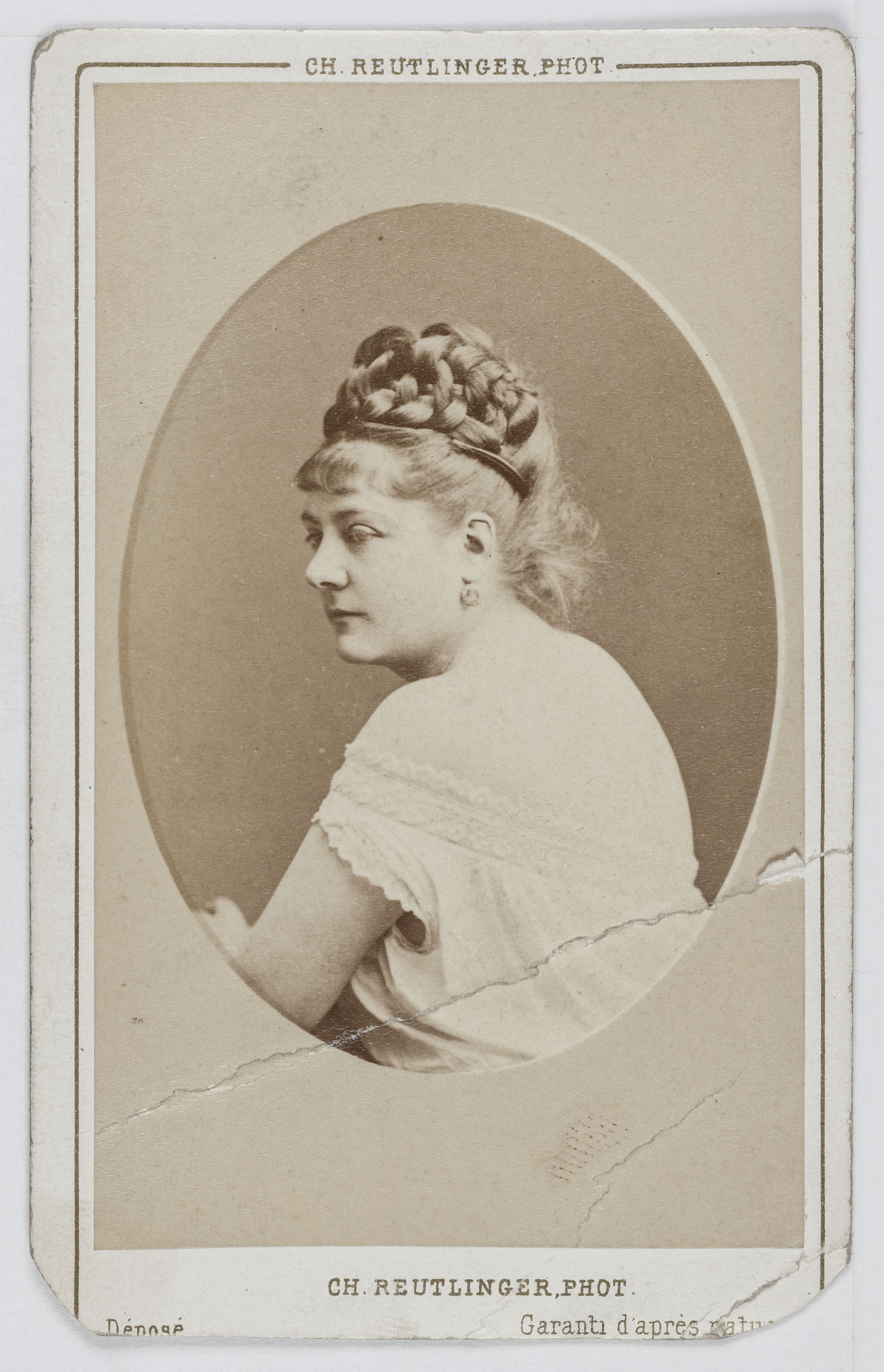 Charles Reutlinger, Portrait de Szelariski, actrice.