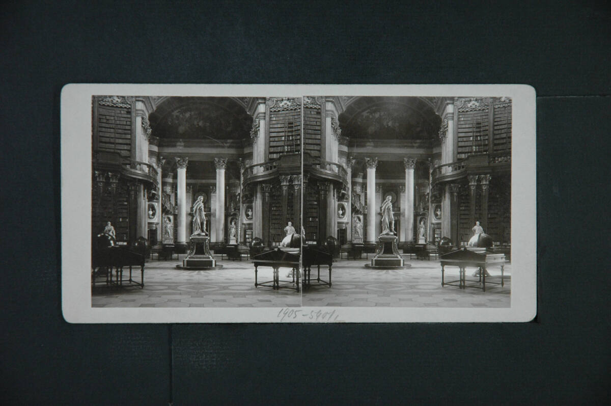Anonym, Der Prunksaal der Hofbibliothek in Wien
