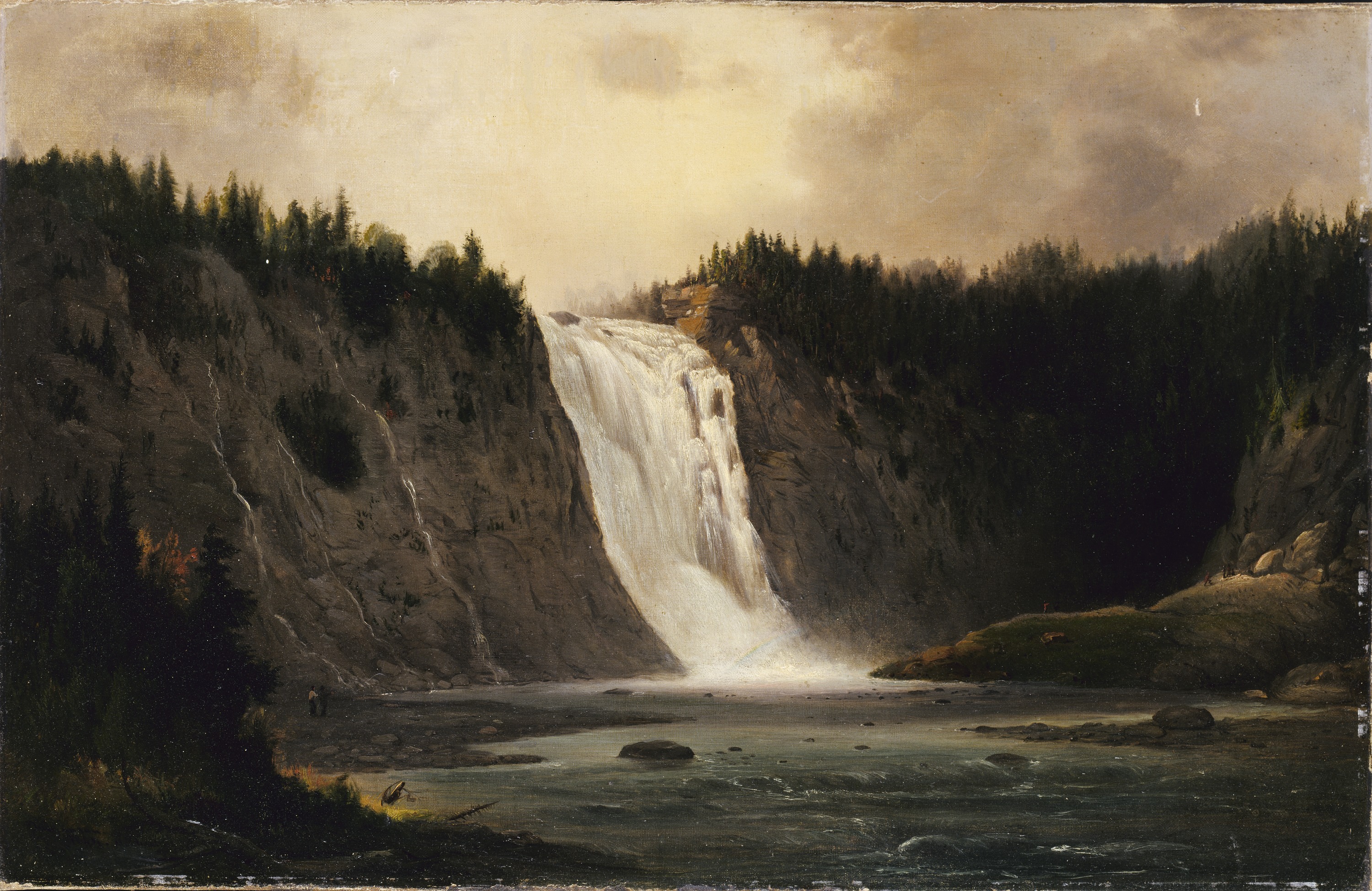 Robert S. Duncanson, Waterfall on Mont-Morency