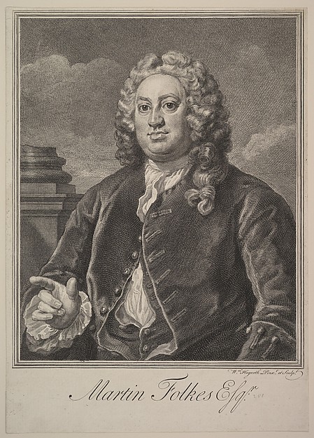 William Hogarth, Martin Folkes