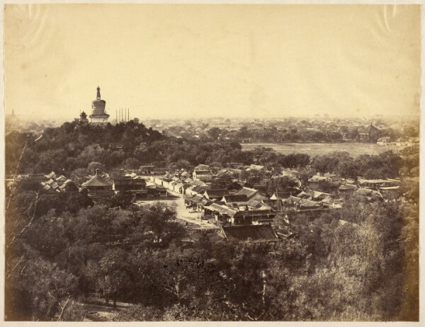 Felice Beato, [View of the Gardens and Buddhist Temple of Peking]