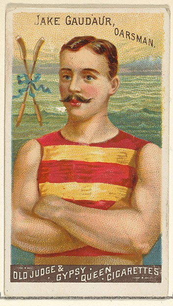 Goodwin & Company, Jake Gaudaur, Oarsman, from the Goodwin Champion series for Old Judge and Gypsy Queen Cigarettes