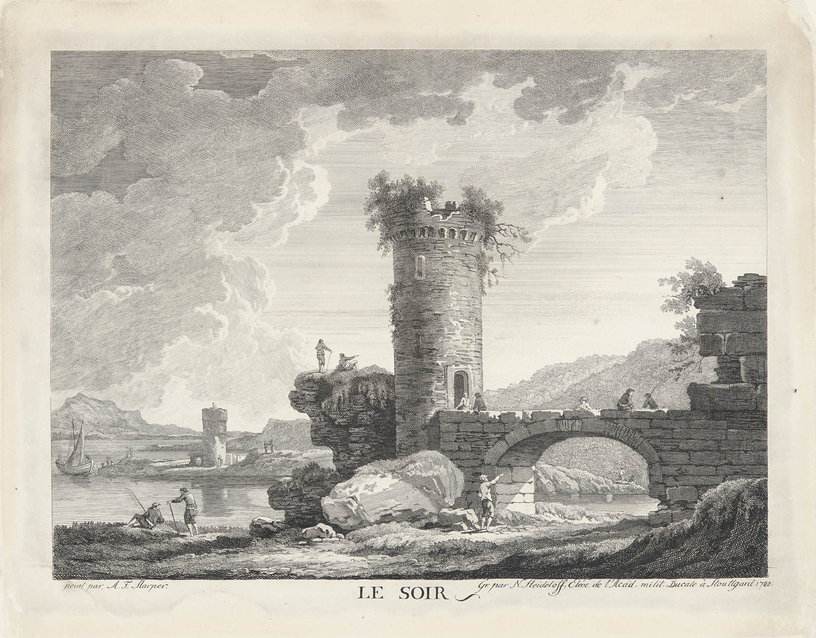 Nikolaus Heideloff, "Le Soir"