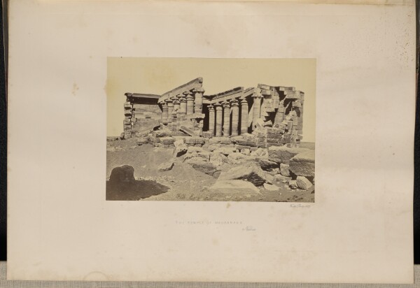 Francis Frith, The Temple of Maharraka, Nubia