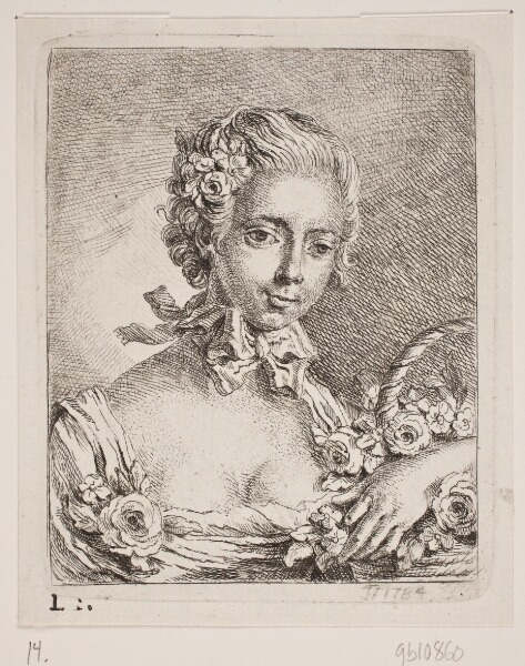 Georg Mathias Fuchs, En blomsterpige
