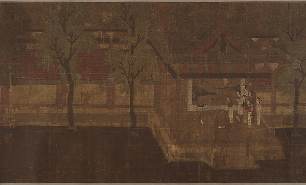 Unidentified artist, Pavilion with Figures