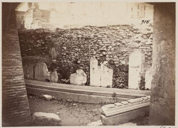 Parker, John Henry, Forum Romanum - Remains of the Rostra Capitolina.