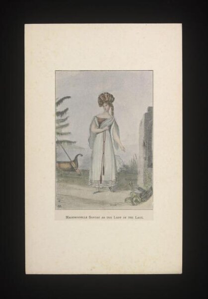 unknown, Mademoiselle Sontag as the Lady of the Lake