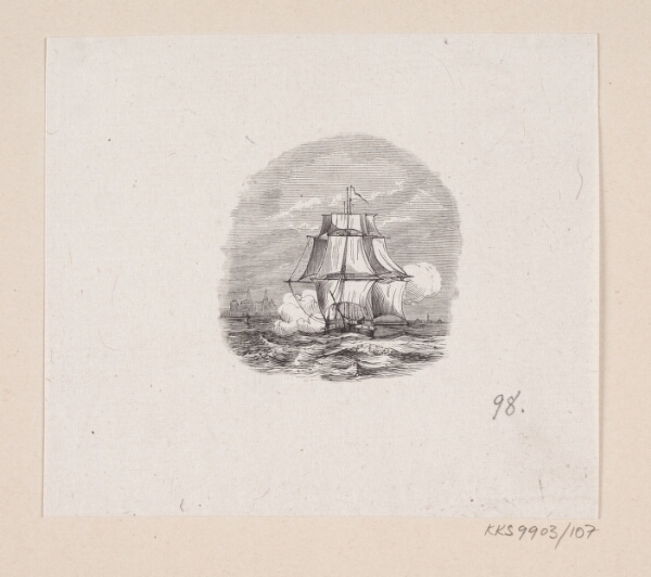 H.P. Hansen, Illustration til "Holger Danske" i H.C. Andersen, "Eventyr og Historier", Bind 2