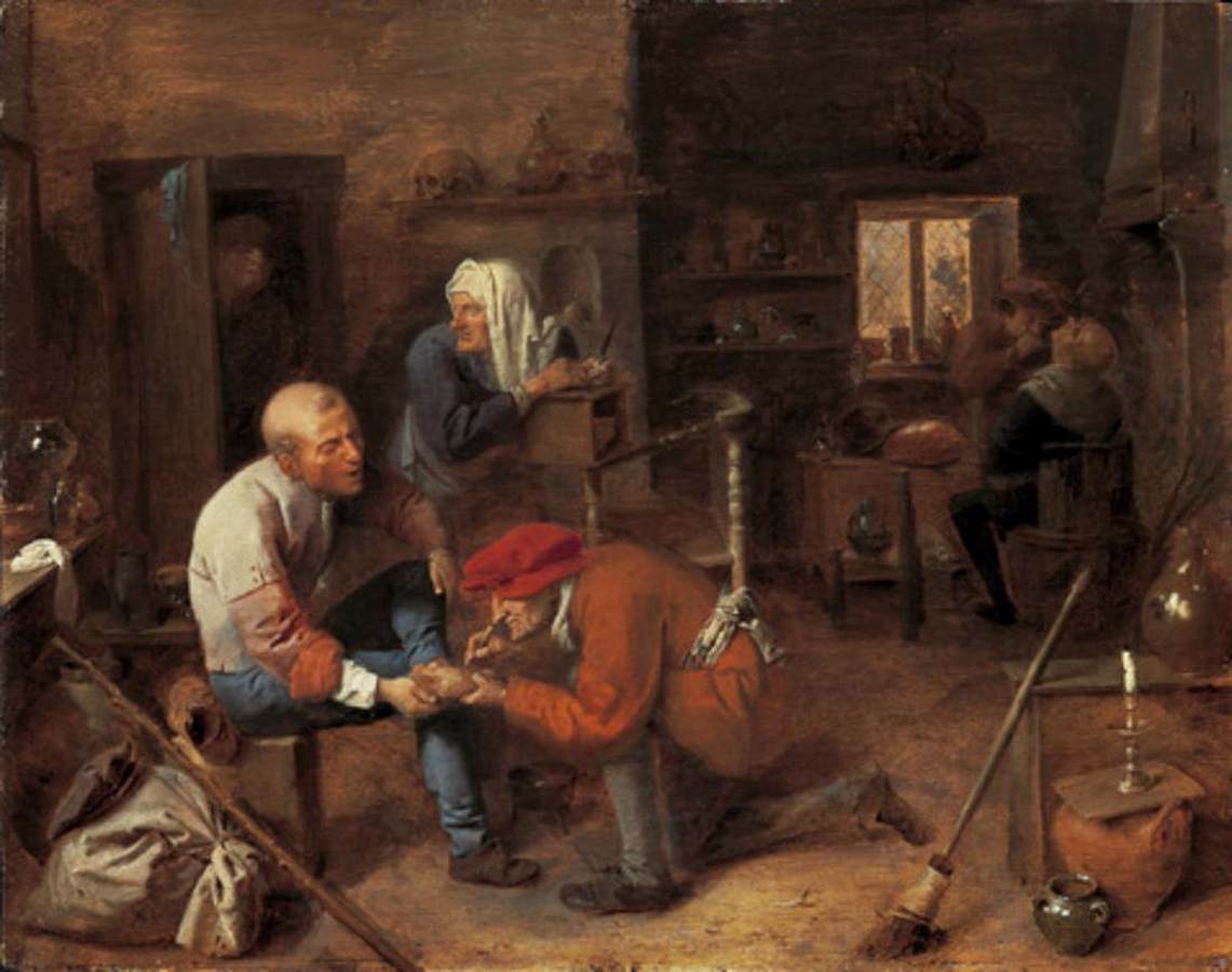 Adriaen Brouwer, Village Barber's Shop