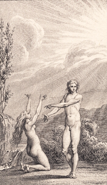 J.F. Clemens, Illustration til Ewalds "Adam og Eva". II