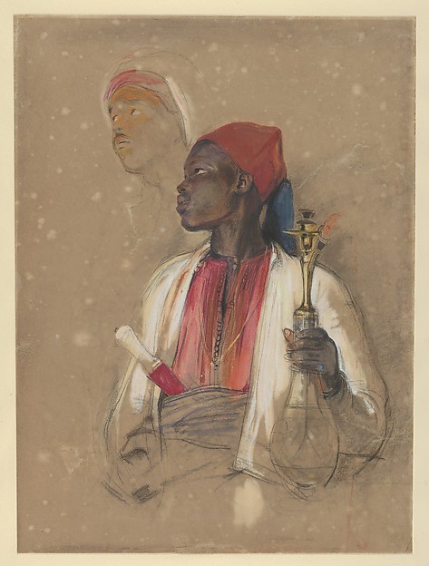 John Frederick Lewis, Study for "The Pipe Bearer"