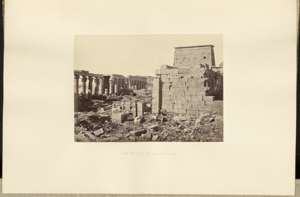 Francis Frith, View on the Island of Philae