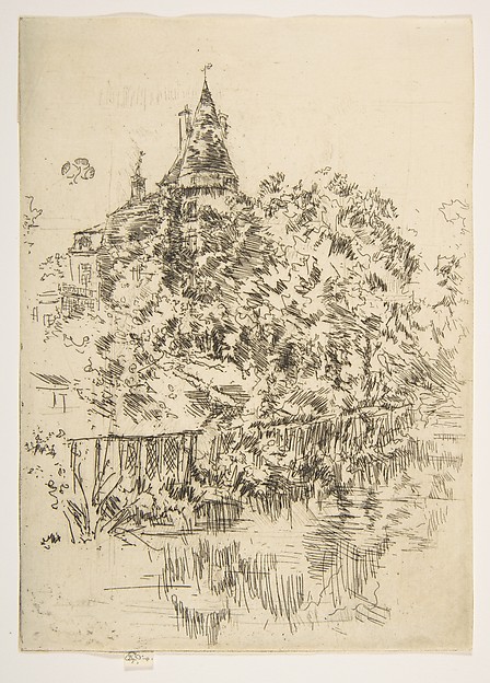 James McNeill Whistler, Château de Verneuil, Touraine