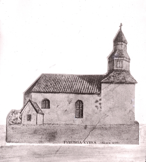 Unknown artist, Sverige, Västergötland, Västra Götaland, Vara, Skåning, Fyrunga, Fyrunga kyrka, Skaraborg (Avbildad, ort)