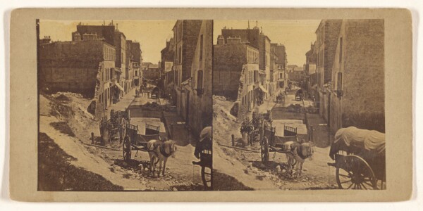 Unknown, [Une rue a Montmarte a Paris]