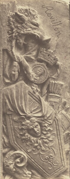 Édouard Baldus, [Decorative Element by Emile Knecht, Decoration of the Louvre, Paris]