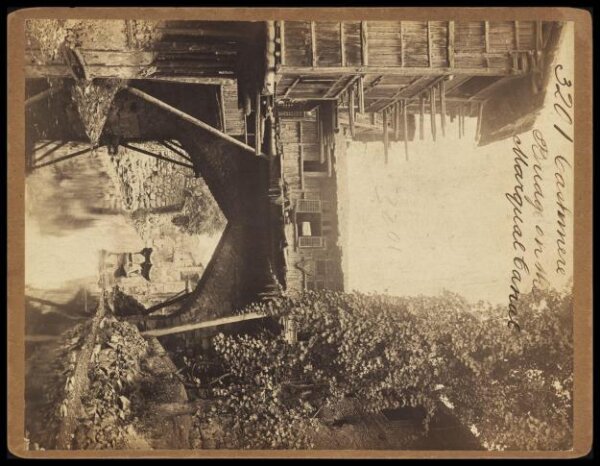 Francis Frith, Cashmere.  Bridge on the Marqual Canal