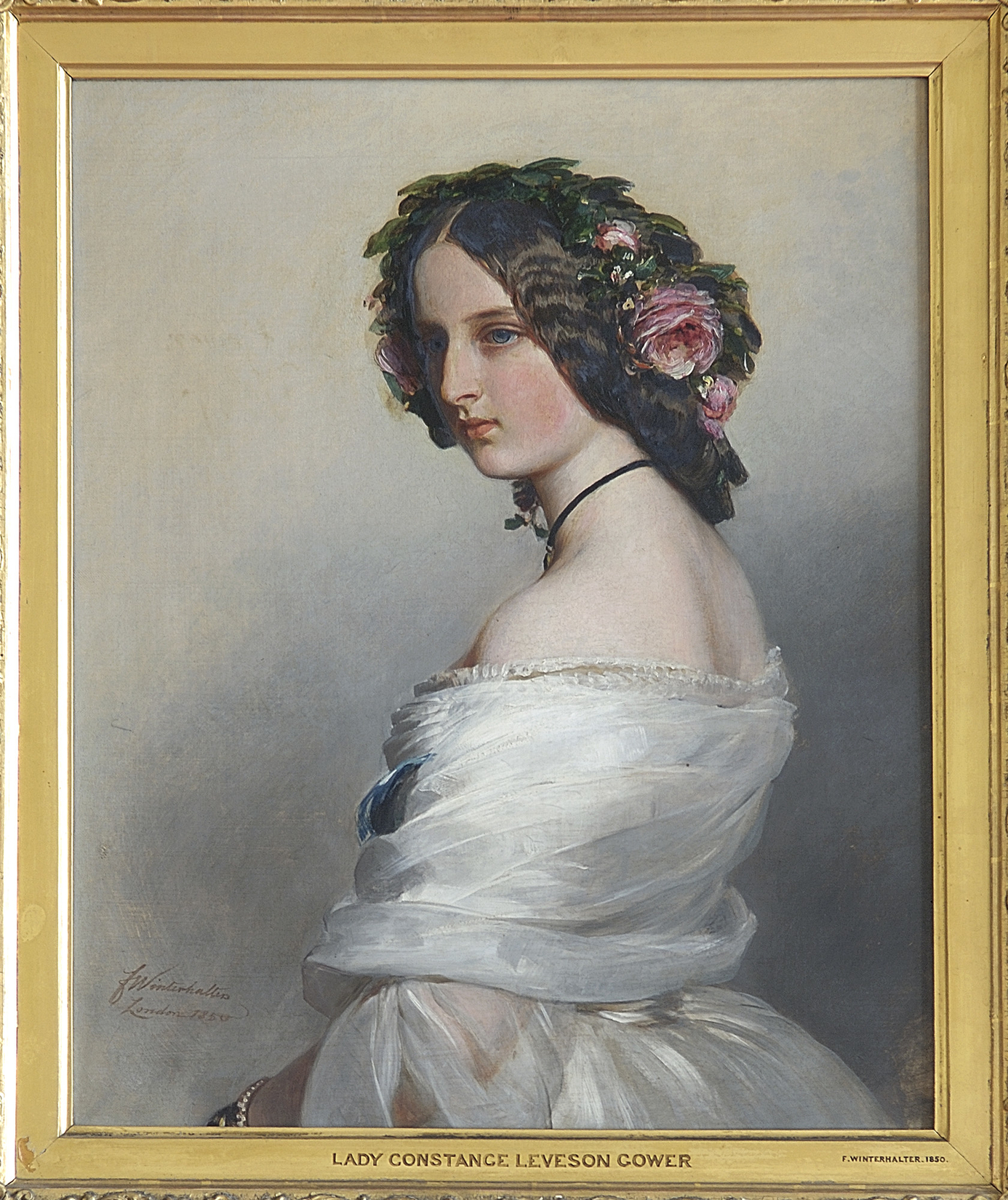Franz Xaver Winterhalter, Lady Constance Leveson-Gower (1834-80), later Duchess of Westminster