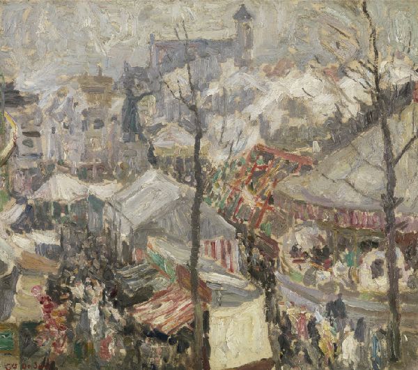 Gustave De Smet, Fair at Vrijdagmarkt in Ghent