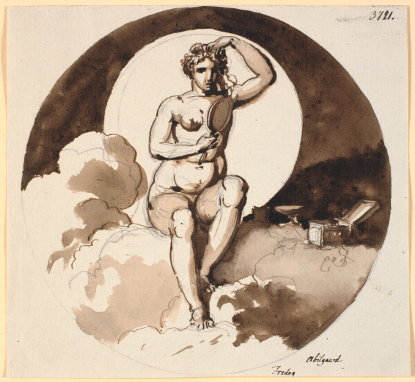 Nicolai Abildgaard, Fredag. Venus siddende med spejl og smykkeæske