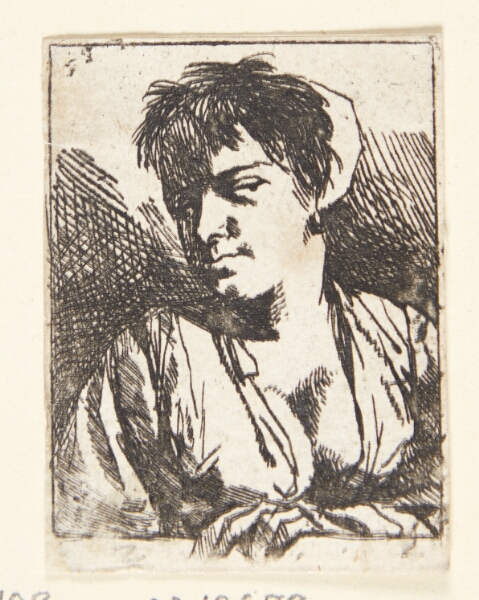 Cornelis Pietersz Bega, Brystbillede af en ung bondekone