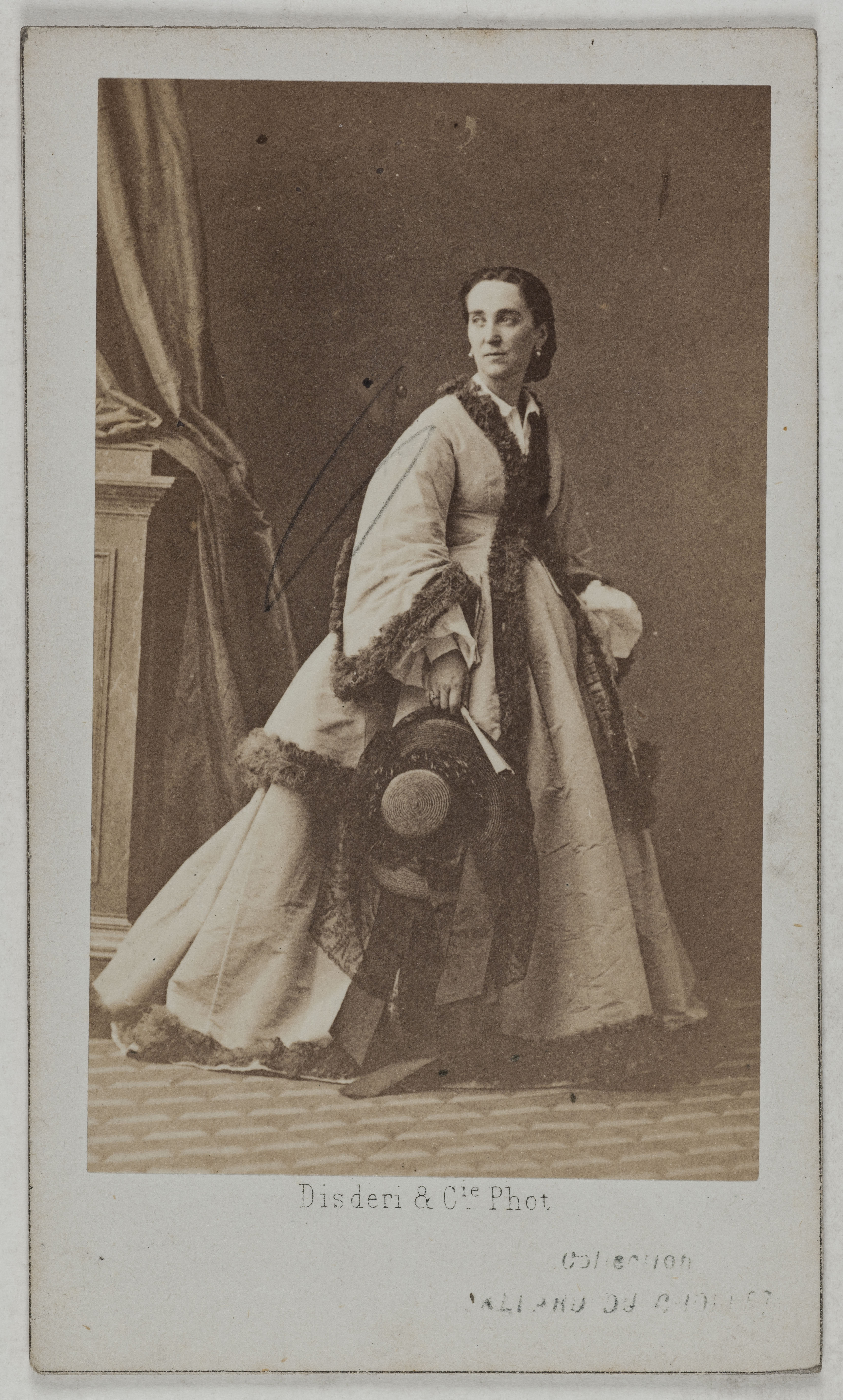 Disderi & Cie, Portrait de Doche Eugénie, (née Marie-Charlotte-Eugénie de Plunkett, dite), (1821-1900), (actrice)