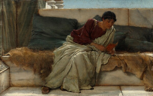Sir Lawrence Alma-Tadema, A Difficult Line from Horace
