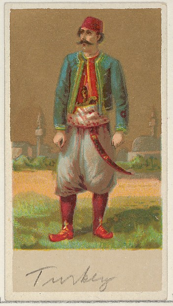 Allen & Ginter, Turkey, from the Natives in Costume series (N16), Teofani Issue, for Allen & Ginter Cigarettes Brands