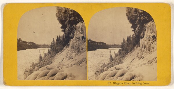 Unknown, Niagara River, looking down.