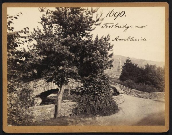 Francis Frith, Footbridge near Ambleside