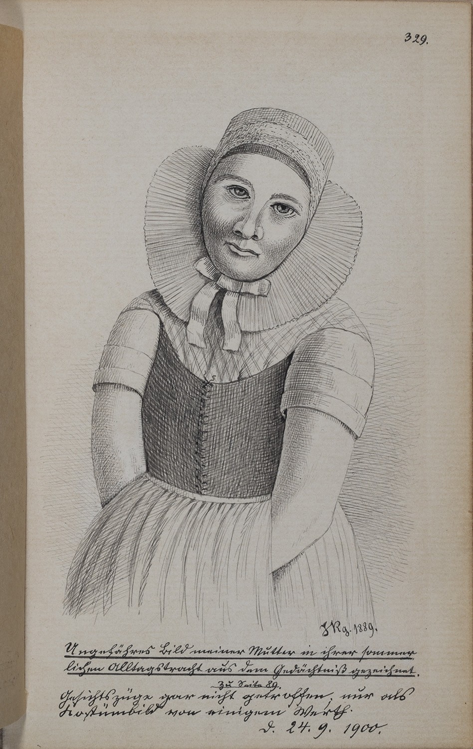 Johann Gottlob Runge, Runge, Anna, geb. Lehmann (1807–?), Frau eines Lehrers in Gahry