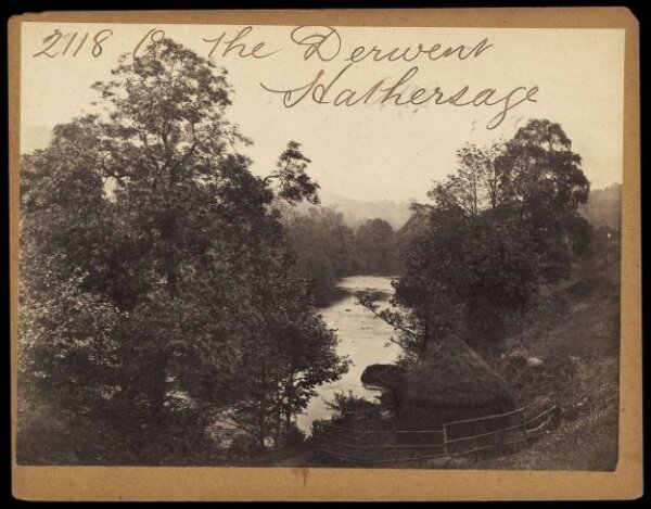Francis Frith, On the Derwent.  Hathersage