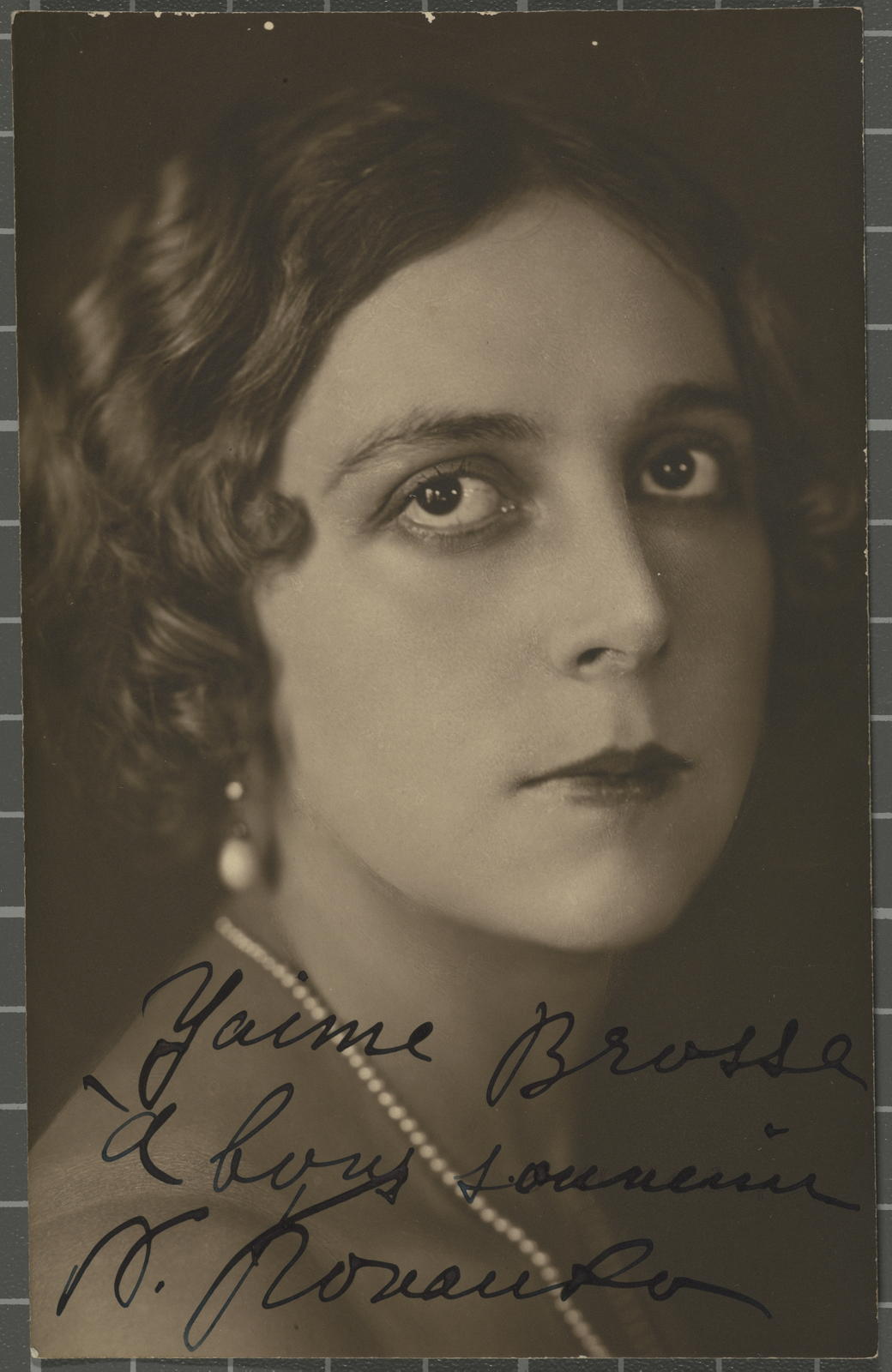 Desconegut, Unidentified actress