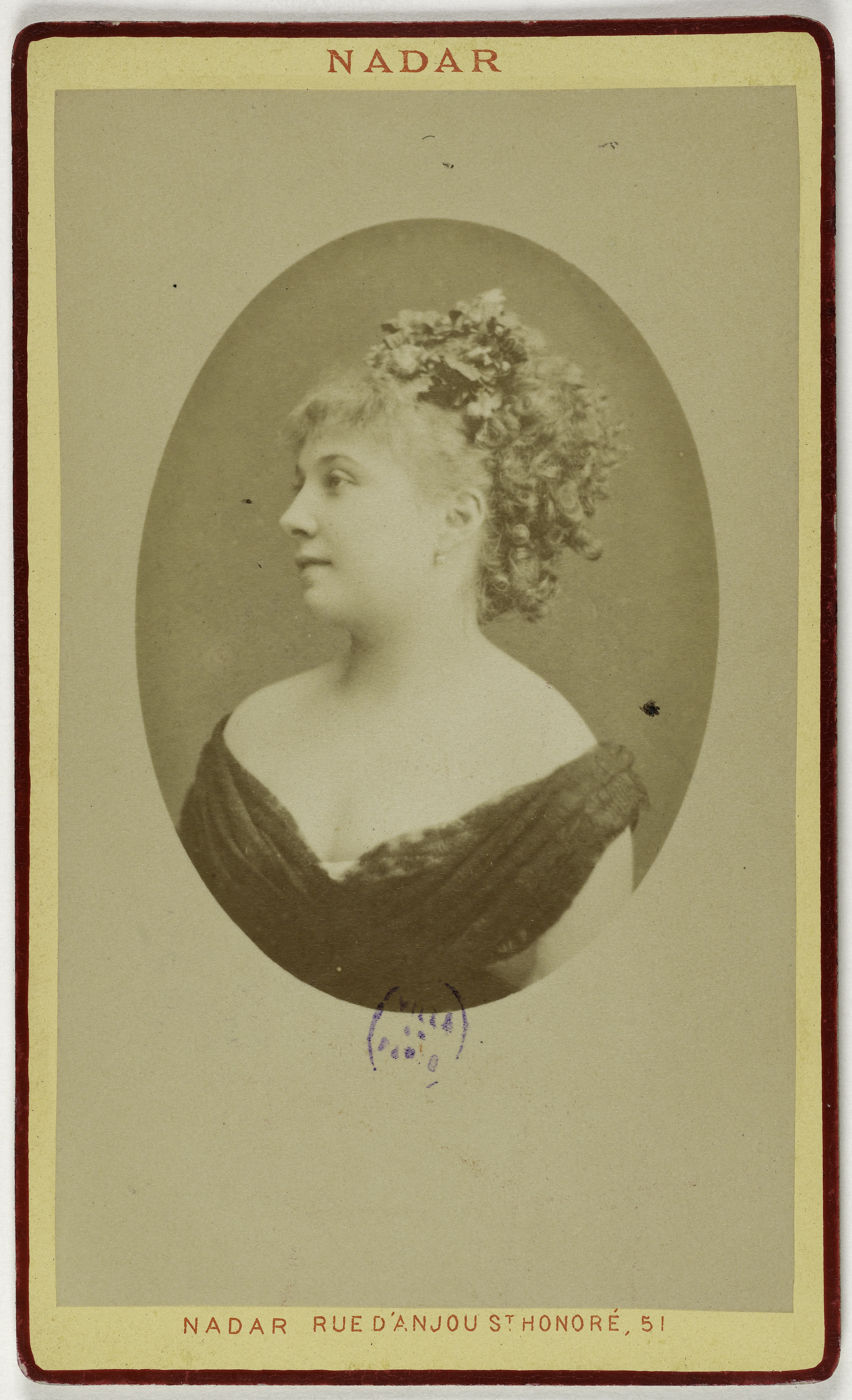 Atelier Nadar, Portrait d'Alice Giesz ou Gilles, (actrice)