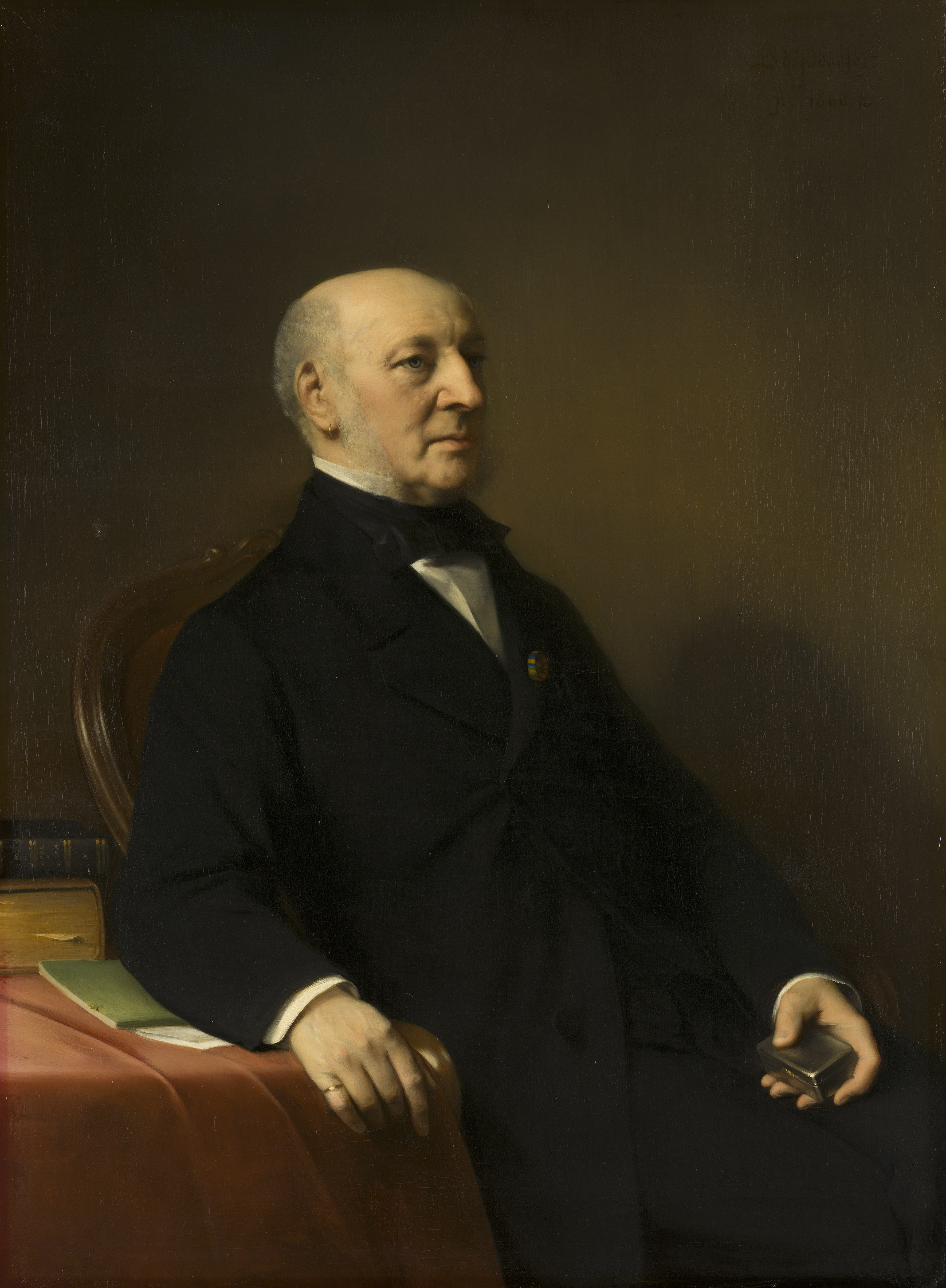 Bastiaan de Poorter, Portret van Jean Zacharia Mazel (1792-1884)