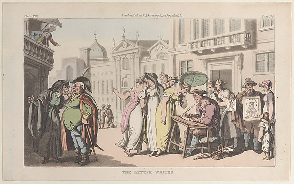 Thomas Rowlandson, The Letter Writer