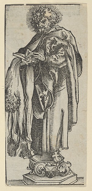 Lucas Cranach the Elder, Silver Statuette of St. Bartholomew from the Wittenberg Reliquaries