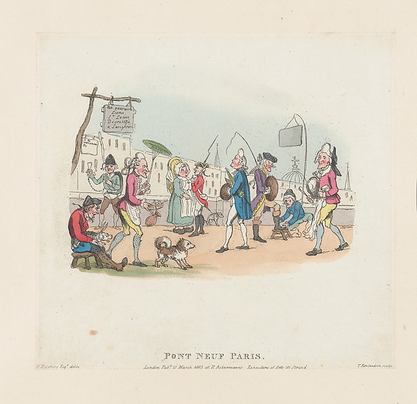 Thomas Rowlandson, Pont Neuf, Paris