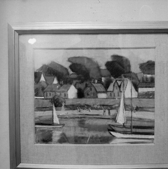 Knut Borg, Tavla. Wallins Konsthall.