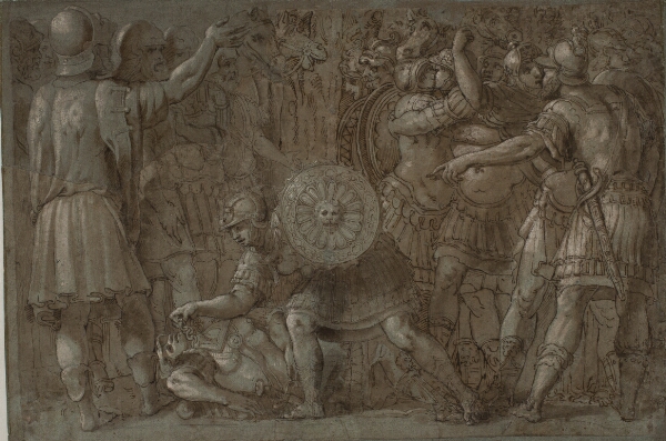Polidoro da Caravaggio, Scene fra romersk historie