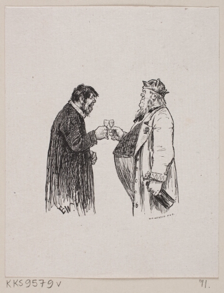 H.P. Hansen, Illustration til "Kulbrænderen"