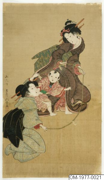 Kitagawa Kikumaro, Målning, Bildkonst, Painting