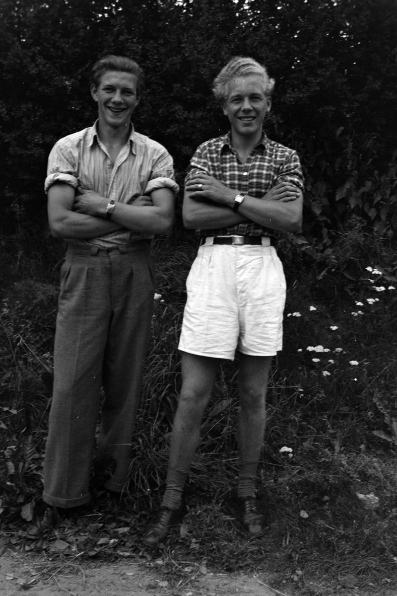 Håkon Prestkværn, Gruppe 2, menn, f.v. Odd Andreassen, ukjent.