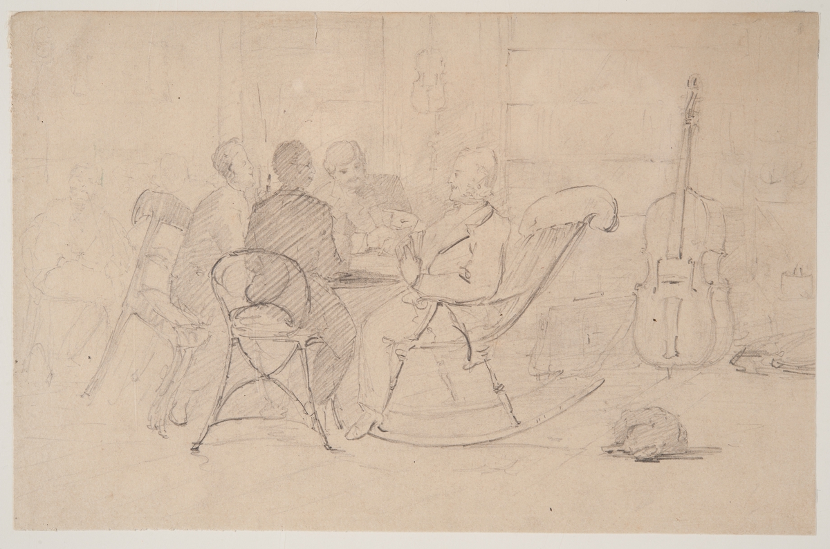 Adolf Nordling, Teckning